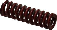 Associated Spring Raymond - 1/2" Hole Diam, 9/32" Rod Diam, 1-1/2" Free Length, Red Die Spring - 52.7 Lb Max Deflection, 0.56" Max Deflection, Medium Heavy Duty, Chromium Alloy Steel - Exact Tool & Supply