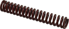 Associated Spring Raymond - 5/8" Hole Diam, 11/32" Rod Diam, 3-1/2" Free Length, Red Die Spring - 110.1 Lb Max Deflection, 1.3" Max Deflection, Medium Heavy Duty, Chromium Alloy Steel - Exact Tool & Supply