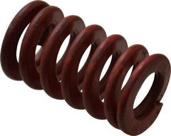 Associated Spring Raymond - 3/4" Hole Diam, 3/8" Rod Diam, 1-1/4" Free Length, Red Die Spring - 175.8 Lb Max Deflection, 0.46" Max Deflection, Medium Heavy Duty, Chromium Alloy Steel - Exact Tool & Supply