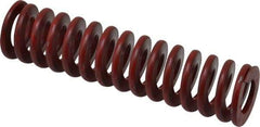 Associated Spring Raymond - 1" Hole Diam, 1/2" Rod Diam, 4" Free Length, Red Die Spring - 272.3 Lb Max Deflection, 1.48" Max Deflection, Medium Heavy Duty, Chromium Alloy Steel - Exact Tool & Supply