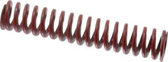 Associated Spring Raymond - 1" Hole Diam, 1/2" Rod Diam, 5" Free Length, Red Die Spring - 266.4 Lb Max Deflection, 1.85" Max Deflection, Medium Heavy Duty, Chromium Alloy Steel - Exact Tool & Supply