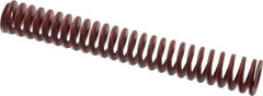 Associated Spring Raymond - 1" Hole Diam, 1/2" Rod Diam, 7" Free Length, Red Die Spring - 259 Lb Max Deflection, 2.59" Max Deflection, Medium Heavy Duty, Chromium Alloy Steel - Exact Tool & Supply