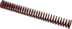 Associated Spring Raymond - 1" Hole Diam, 1/2" Rod Diam, 8" Free Length, Red Die Spring - 260.5 Lb Max Deflection, 2.96" Max Deflection, Medium Heavy Duty, Chromium Alloy Steel - Exact Tool & Supply
