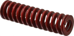Associated Spring Raymond - 1-1/4" Hole Diam, 5/8" Rod Diam, 4-1/2" Free Length, Red Die Spring - 532.8 Lb Max Deflection, 1.67" Max Deflection, Medium Heavy Duty, Chromium Alloy Steel - Exact Tool & Supply
