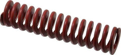 Associated Spring Raymond - 1-1/4" Hole Diam, 5/8" Rod Diam, 5" Free Length, Red Die Spring - 536.5 Lb Max Deflection, 1.85" Max Deflection, Medium Heavy Duty, Chromium Alloy Steel - Exact Tool & Supply