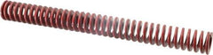 Associated Spring Raymond - 1-1/4" Hole Diam, 5/8" Rod Diam, 12" Free Length, Red Die Spring - 550.6 Lb Max Deflection, 4.44" Max Deflection, Medium Heavy Duty, Chromium Alloy Steel - Exact Tool & Supply