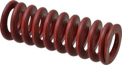 Associated Spring Raymond - 1-1/2" Hole Diam, 3/4" Rod Diam, 4" Free Length, Red Die Spring - 710.4 Lb Max Deflection, 1.48" Max Deflection, Medium Heavy Duty, Chromium Alloy Steel - Exact Tool & Supply