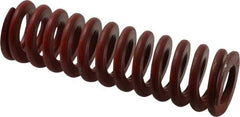 Associated Spring Raymond - 1-1/2" Hole Diam, 3/4" Rod Diam, 5" Free Length, Red Die Spring - 680.8 Lb Max Deflection, 1.85" Max Deflection, Medium Heavy Duty, Chromium Alloy Steel - Exact Tool & Supply