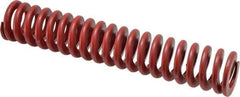 Associated Spring Raymond - 1-1/2" Hole Diam, 3/4" Rod Diam, 8" Free Length, Red Die Spring - 651.2 Lb Max Deflection, 2.96" Max Deflection, Medium Heavy Duty, Chromium Alloy Steel - Exact Tool & Supply