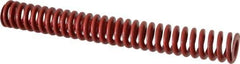 Associated Spring Raymond - 1-1/2" Hole Diam, 3/4" Rod Diam, 12" Free Length, Red Die Spring - 639.4 Lb Max Deflection, 4.44" Max Deflection, Medium Heavy Duty, Chromium Alloy Steel - Exact Tool & Supply