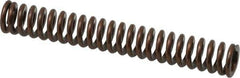 Associated Spring Raymond - 3/8" Hole Diam, 3/16" Rod Diam, 2-1/2" Free Length, Gold Die Spring - 41.3 Lb Max Deflection, 0.75" Max Deflection, Heavy Duty, Chromium Alloy Steel - Exact Tool & Supply