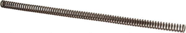 Associated Spring Raymond - 1/2" Hole Diam, 9/32" Rod Diam, 12" Free Length, Gold Die Spring - 57.6 Lb Max Deflection, 3.6" Max Deflection, Heavy Duty, Chromium Alloy Steel - Exact Tool & Supply