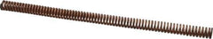 Associated Spring Raymond - 5/8" Hole Diam, 11/32" Rod Diam, 12" Free Length, Gold Die Spring - 108 Lb Max Deflection, 3.6" Max Deflection, Heavy Duty, Chromium Alloy Steel - Exact Tool & Supply