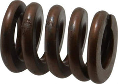 Associated Spring Raymond - 3/4" Hole Diam, 3/8" Rod Diam, 1" Free Length, Gold Die Spring - 324 Lb Max Deflection, 0.3" Max Deflection, Heavy Duty, Chromium Alloy Steel - Exact Tool & Supply