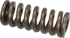 Associated Spring Raymond - 3/4" Hole Diam, 3/8" Rod Diam, 1-3/4" Free Length, Gold Die Spring - 315 Lb Max Deflection, 0.53" Max Deflection, Heavy Duty, Chromium Alloy Steel - Exact Tool & Supply