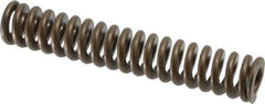 Associated Spring Raymond - 1" Hole Diam, 1/2" Rod Diam, 5-1/2" Free Length, Gold Die Spring - 475.2 Lb Max Deflection, 1.65" Max Deflection, Heavy Duty, Chromium Alloy Steel - Exact Tool & Supply
