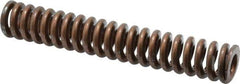 Associated Spring Raymond - 1" Hole Diam, 1/2" Rod Diam, 6" Free Length, Gold Die Spring - 460.8 Lb Max Deflection, 1.8" Max Deflection, Heavy Duty, Chromium Alloy Steel - Exact Tool & Supply