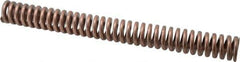 Associated Spring Raymond - 1-1/4" Hole Diam, 5/8" Rod Diam, 12" Free Length, Gold Die Spring - 748.8 Lb Max Deflection, 3.6" Max Deflection, Heavy Duty, Chromium Alloy Steel - Exact Tool & Supply