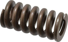 Associated Spring Raymond - 1-1/2" Hole Diam, 3/4" Rod Diam, 3" Free Length, Gold Die Spring - 1170 Lb Max Deflection, 0.9" Max Deflection, Heavy Duty, Chromium Alloy Steel - Exact Tool & Supply