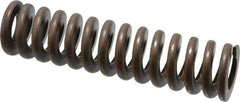 Associated Spring Raymond - 1-1/2" Hole Diam, 3/4" Rod Diam, 6" Free Length, Gold Die Spring - 1051.2 Lb Max Deflection, 1.8" Max Deflection, Heavy Duty, Chromium Alloy Steel - Exact Tool & Supply