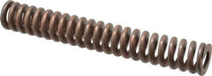 Associated Spring Raymond - 1-1/2" Hole Diam, 3/4" Rod Diam, 10" Free Length, Gold Die Spring - 1032 Lb Max Deflection, 3" Max Deflection, Heavy Duty, Chromium Alloy Steel - Exact Tool & Supply