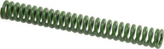 Associated Spring Raymond - 3/8" Hole Diam, 3/16" Rod Diam, 3" Free Length, Green Die Spring - 48.8 Lb Max Deflection, 0.75" Max Deflection, Extra Heavy Duty, Chromium Alloy Steel - Exact Tool & Supply