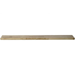 Hallowell - 9-1/2" Wide x 1-1/4" High x 120" Deep, Locker Benchtop - Exact Tool & Supply