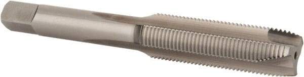 Hertel - M10x1.00 Metric Fine, D2, 3 Flutes, Plug Chamfer, Bright Finish, High Speed Steel Spiral Point STI Tap - 3-5/32" OAL - Exact Tool & Supply