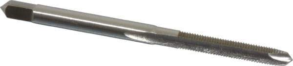 Hertel - M2.5x0.45 Metric Coarse, D1, 2 Flutes, Plug Chamfer, Bright Finish, High Speed Steel Spiral Point STI Tap - 1-15/16" OAL - Exact Tool & Supply