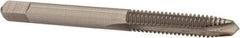 Hertel - #12-24 UNC, 2 Flute, Bright Finish, High Speed Steel Spiral Point Tap - Plug Chamfer, Right Hand Thread, 2-3/8" OAL, 15/16" Thread Length, 0.22" Shank Diam - Exact Tool & Supply