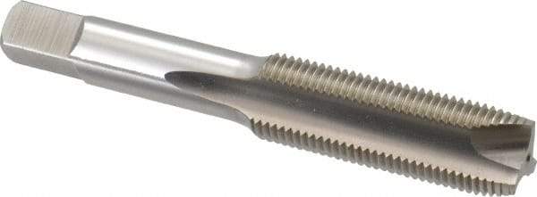 Hertel - 5/8-18 UNF, 3 Flute, Bright Finish, High Speed Steel Spiral Point Tap - Plug Chamfer, Right Hand Thread, 3-13/16" OAL, 1-13/16" Thread Length, 0.48" Shank Diam, 2B Class of Fit - Exact Tool & Supply