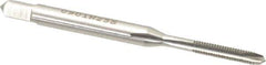 Hertel - #2-56 UNC, 2 Flute, Bright Finish, High Speed Steel Spiral Point Tap - Plug Chamfer, Right Hand Thread, 1-3/4" OAL, 7/16" Thread Length - Exact Tool & Supply