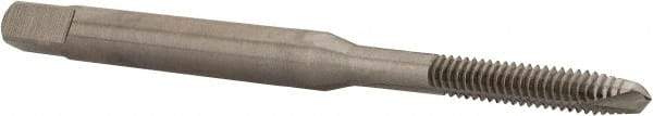 Hertel - #3-48 UNC, 2 Flute, Bright Finish, High Speed Steel Spiral Point Tap - Plug Chamfer, Right Hand Thread, 1-13/16" OAL, 1/2" Thread Length - Exact Tool & Supply