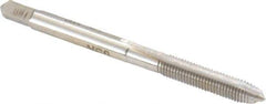 Hertel - #6-40 UNF, H2, 2 Flutes, Plug Chamfer, Bright Finish, High Speed Steel Spiral Point STI Tap - 2-3/8" OAL, 7/8" Thread Length - Exact Tool & Supply