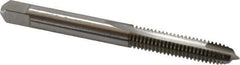 Hertel - #10-24 UNC, H2, 2 Flutes, Plug Chamfer, Bright Finish, High Speed Steel Spiral Point STI Tap - 2-1/2" OAL, 1" Thread Length - Exact Tool & Supply