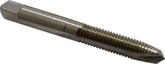 Hertel - 1/4-20 UNC, H2, 2 Flutes, Plug Chamfer, Bright Finish, High Speed Steel Spiral Point STI Tap - 2-23/32" OAL, 1-1/8" Thread Length - Exact Tool & Supply