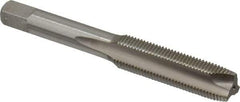Hertel - 3/8-24 UNF, H2, 3 Flutes, Plug Chamfer, Bright Finish, High Speed Steel Spiral Point STI Tap - 3-5/32" OAL, 1-7/16" Thread Length - Exact Tool & Supply