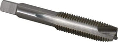 Hertel - 1/2-13 UNC, H4, 3 Flutes, Plug Chamfer, Bright Finish, High Speed Steel Spiral Point STI Tap - 3-13/32" OAL, 1-13/16" Thread Length - Exact Tool & Supply