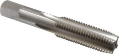 Hertel - 5/8-11 UNC, H4, 4 Flute, Plug Chamfer, Bright Finish, High Speed Steel Hand STI Tap - 4-1/4" OAL, 2" Thread Length - Exact Tool & Supply