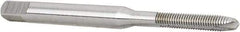 Hertel - M2.5x0.45 Metric Coarse, 2 Flute, Bright Finish, High Speed Steel Spiral Point Tap - Plug Chamfer, Right Hand Thread, 1-13/16" OAL, 1/2" Thread Length, 0.141" Shank Diam - Exact Tool & Supply