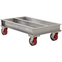 Vestil - 2,000 Lb Capacity Aluminum Dolly - 42" Long x 40" Wide - Exact Tool & Supply