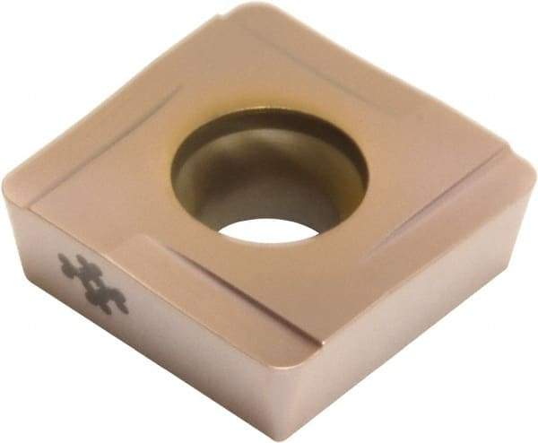 Sumitomo - SPGG322 L Grade T3000Z Cermet Turning Insert - TiN/AlN Finish, 90° Square, 3/8" Inscr Circle, 1/8" Thick, 1/32" Corner Radius - Exact Tool & Supply