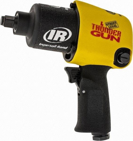 Ingersoll-Rand - 1/2" Drive, 10,000 RPM, 625 Ft/Lb Torque Impact Wrench - Pistol Grip Handle, 1,250 IPM, 5.4 CFM, 1/4" NPTF Inlet - Exact Tool & Supply
