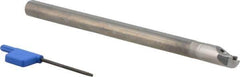 Iscar - 0.413" Min Bore Diam, 6" OAL, 3/8" Shank Diam, E-SWUB Indexable Boring Bar - WB.. 520L Insert, Screw or Clamp Holding Method - Exact Tool & Supply