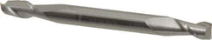 Accupro - 11/64", 5/16" LOC, 3/16" Shank Diam, 2" OAL, 2 Flute, Solid Carbide Square End Mill - Double End, Uncoated, Spiral Flute, 40° Helix, Centercutting, Right Hand Cut, Right Hand Flute - Exact Tool & Supply