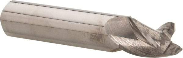 Accupro - 3/4", 1" LOC, 3/4" Shank Diam, 4" OAL, 3 Flute, Solid Carbide Square End Mill - Single End, Uncoated, Spiral Flute, 37° Helix, Centercutting, Right Hand Cut, Right Hand Flute - Exact Tool & Supply