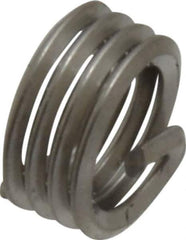 Recoil - M6x1.00 Metric Coarse, 6mm OAL, Free Running Helical Insert - 4 Free Coils, Tanged, Stainless Steel, Bright Finish, 1D Insert Length - Exact Tool & Supply
