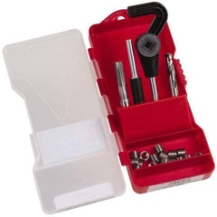 Recoil - 15 Inserts, #10-32, #10-32 UNF, Thread Repair Kit - 0.285" Insert Length - Exact Tool & Supply