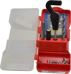 Recoil - 15 Inserts, 1/4-28, 1/4-28 UNF, Thread Repair Kit - 0.375" Insert Length - Exact Tool & Supply
