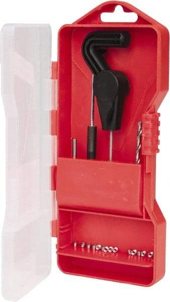 Recoil - 15 Inserts, M3x0.50, M3x0.50 Metric Coarse, Thread Repair Kit - 4.5mm Insert Length - Exact Tool & Supply